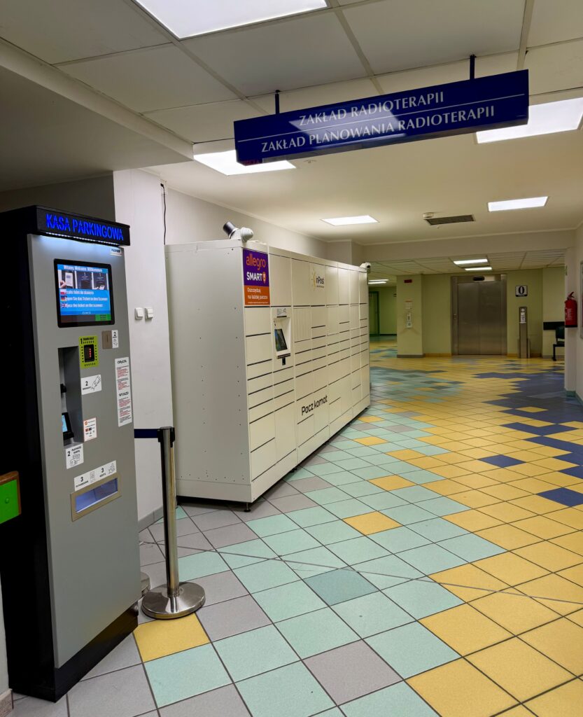kasa parkingowa - budynek radioterapii - parter