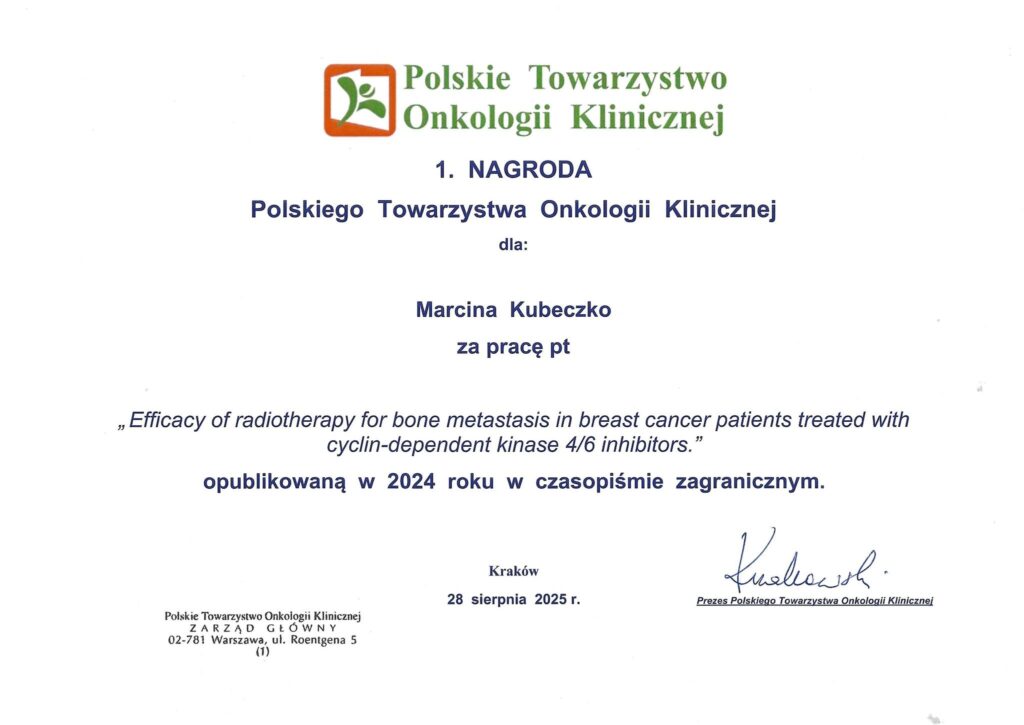 wyróżnienie dla Marcina Kubeczko