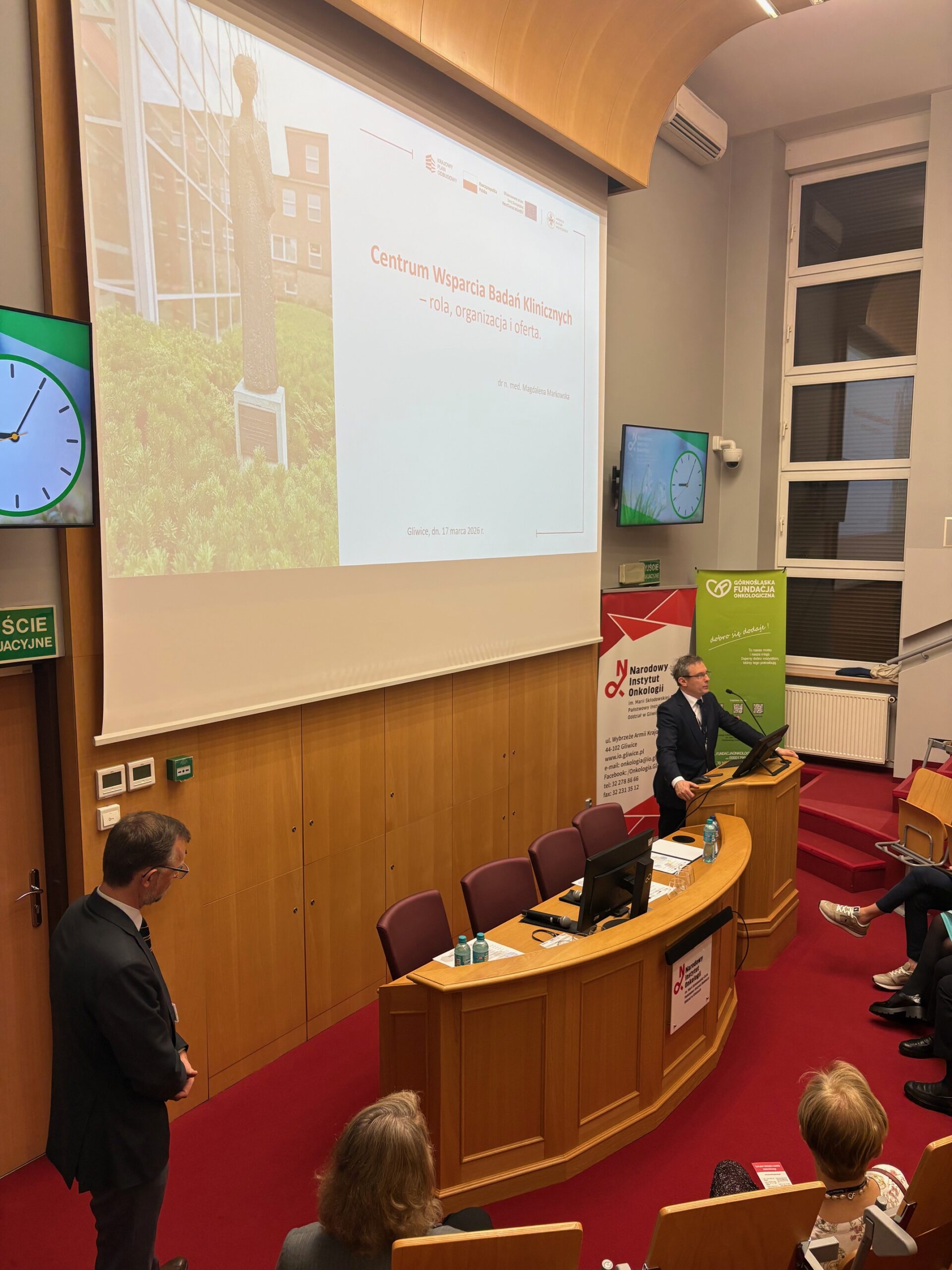 Wydarzenie- Badania kliniczne w koordynowanej opiece onkologicznej - Pacjent w Centrum - przemawia Sławomir Blamek