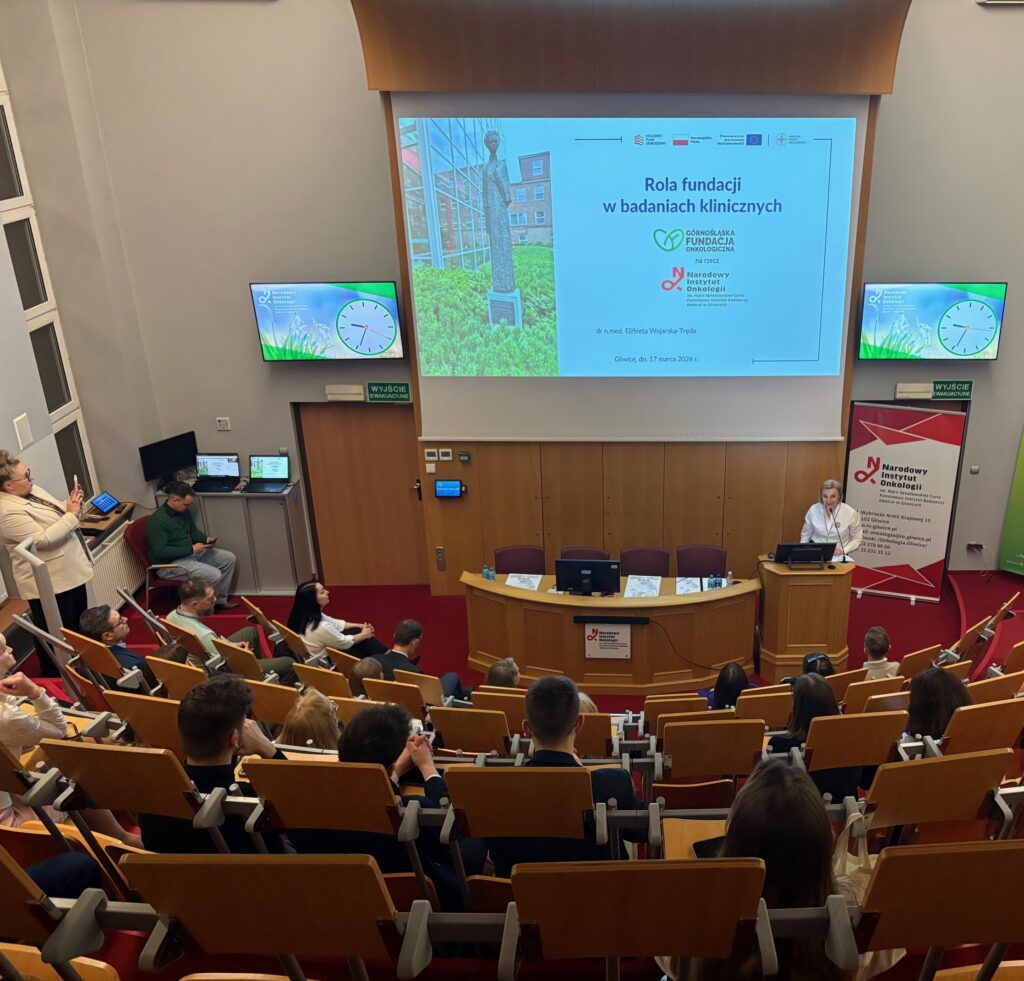 Wydarzenie- Badania kliniczne w koordynowanej opiece onkologicznej - Pacjent w Centrum - przemawia Elżbieta Wojarska-Tręda