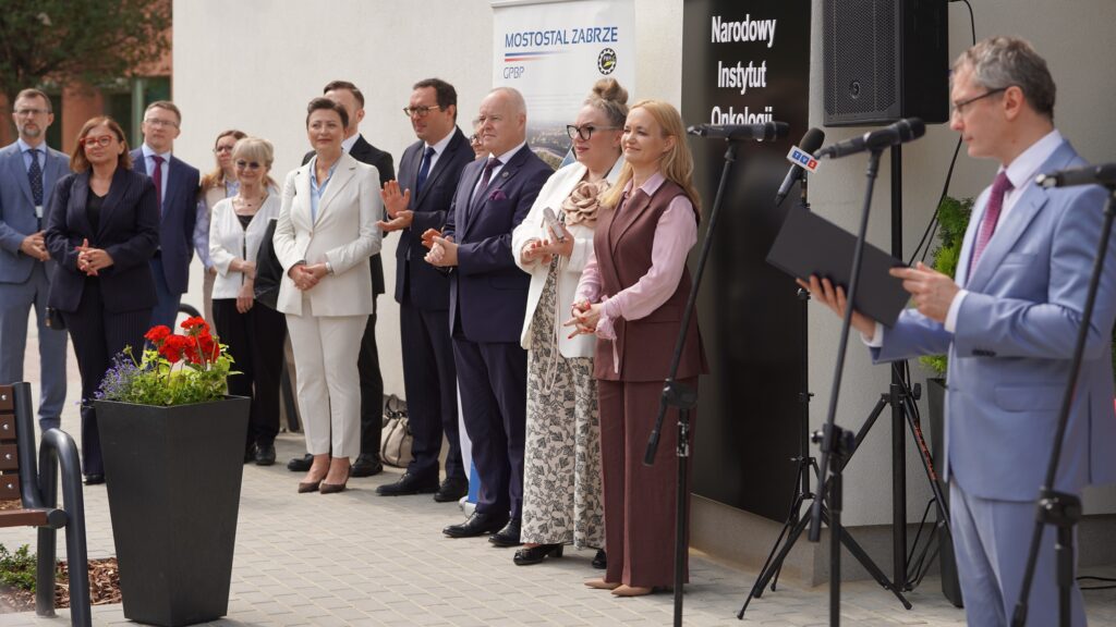 Otwarcie Oddziału Terapii Izotopowej - przemawia Sławomir Blamek